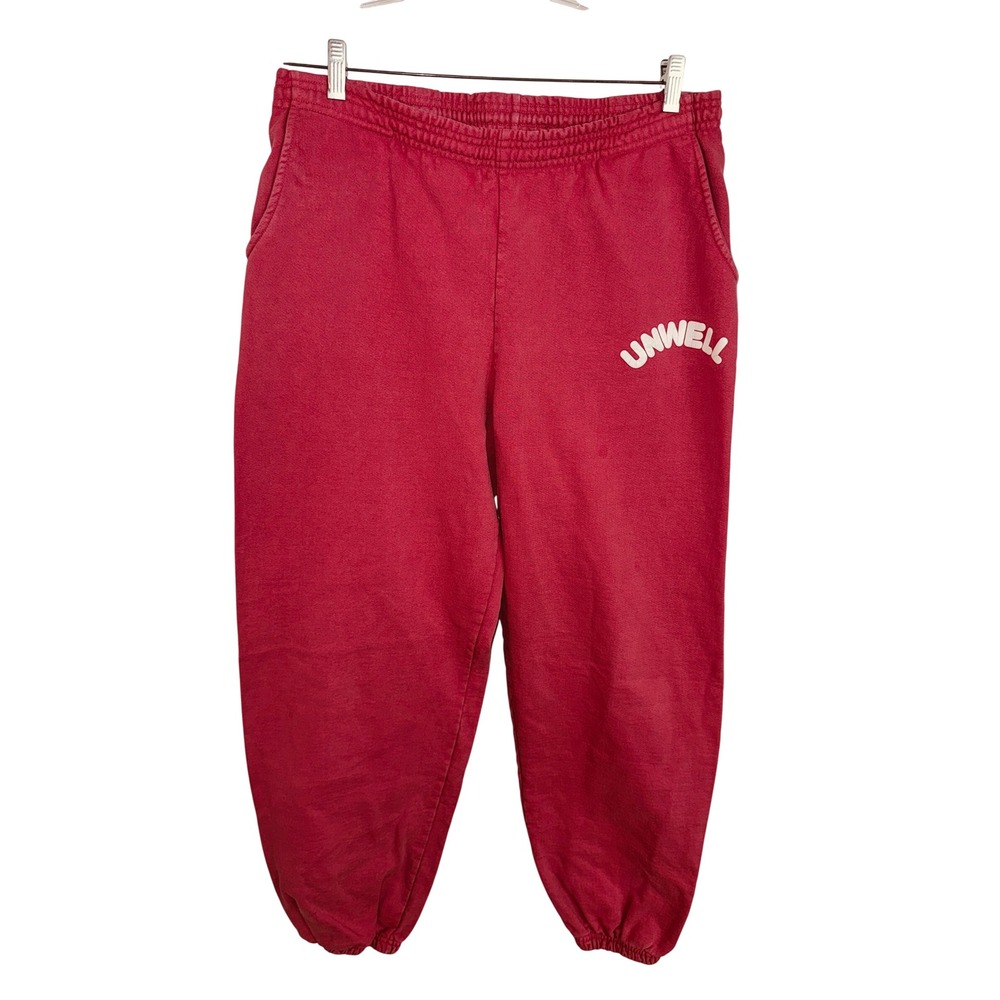 Unwell Alex Cooper Call Her Daddy Pink Graphic Sweatpants Joggers XL Cute Cozy